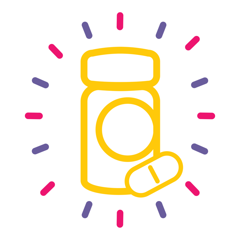 medicine bottles